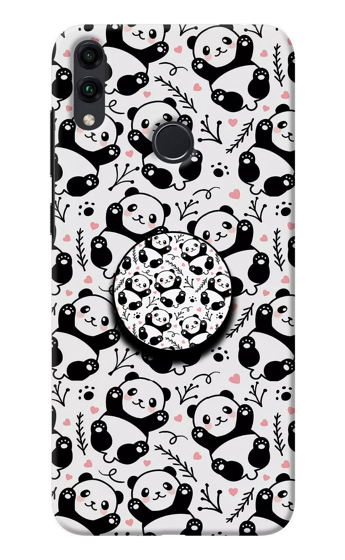 Cute Panda Honor 8C Pop Case