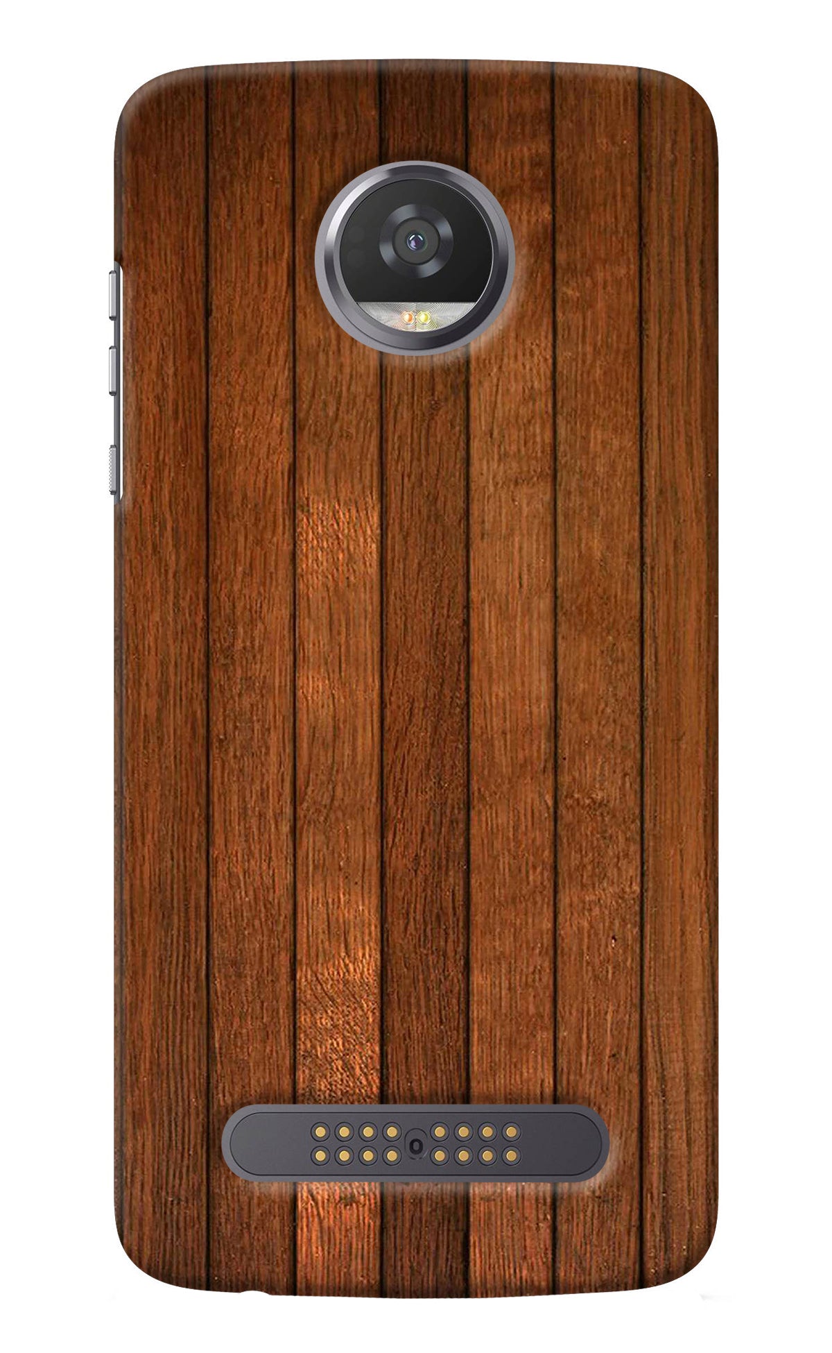 Wooden Artwork Bands Moto Z2 Play Back Cover