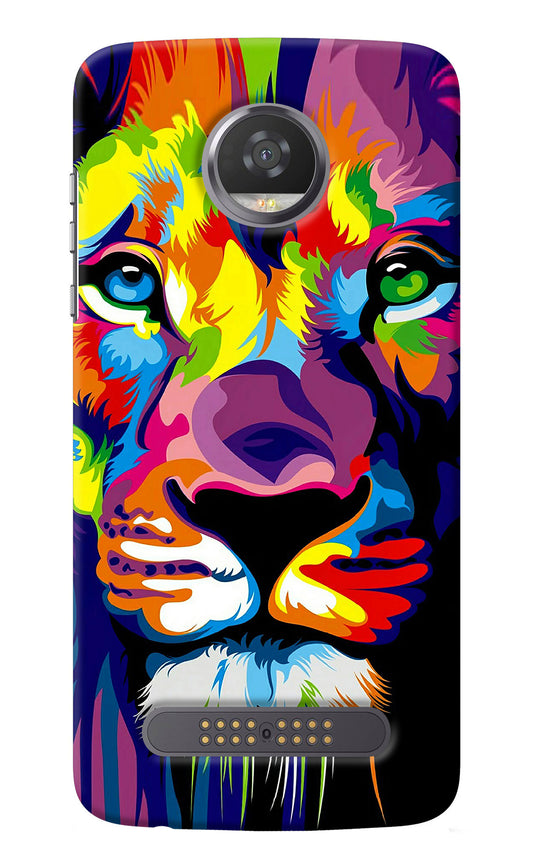Lion Moto Z2 Play Back Cover