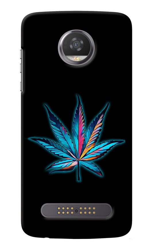 Weed Moto Z2 Play Back Cover