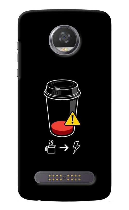 Coffee Moto Z2 Play Back Cover