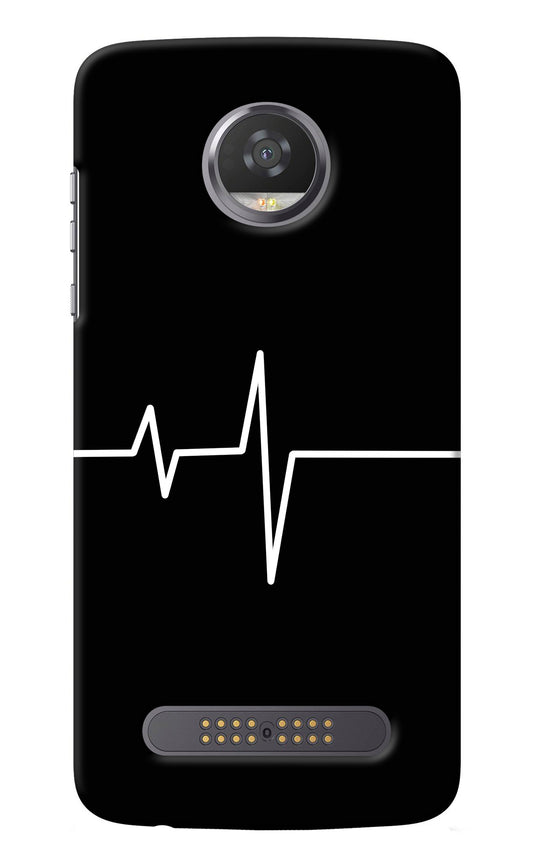 Heart Beats Moto Z2 Play Back Cover