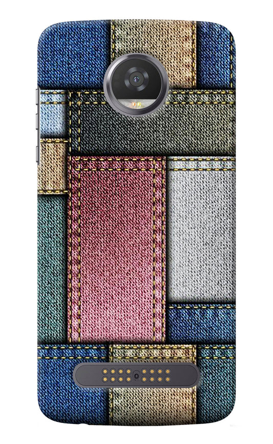 Multicolor Jeans Moto Z2 Play Back Cover