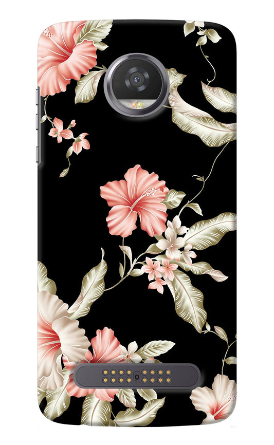 Flowers Moto Z2 Play Back Cover