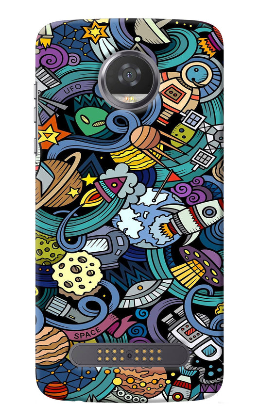 Space Abstract Moto Z2 Play Back Cover