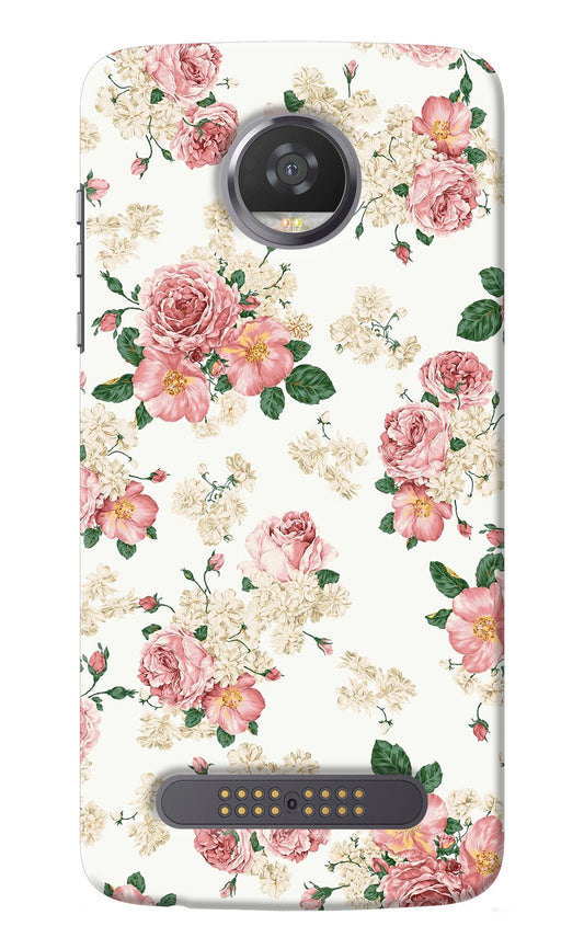 Flowers Moto Z2 Play Back Cover
