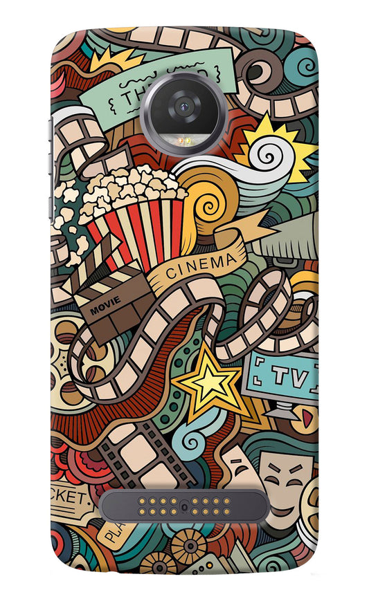 Cinema Abstract Moto Z2 Play Back Cover