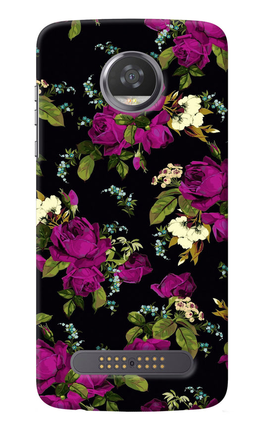 Flowers Moto Z2 Play Back Cover