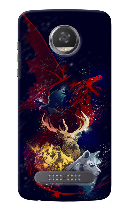 Game Of Thrones Moto Z2 Play Back Cover