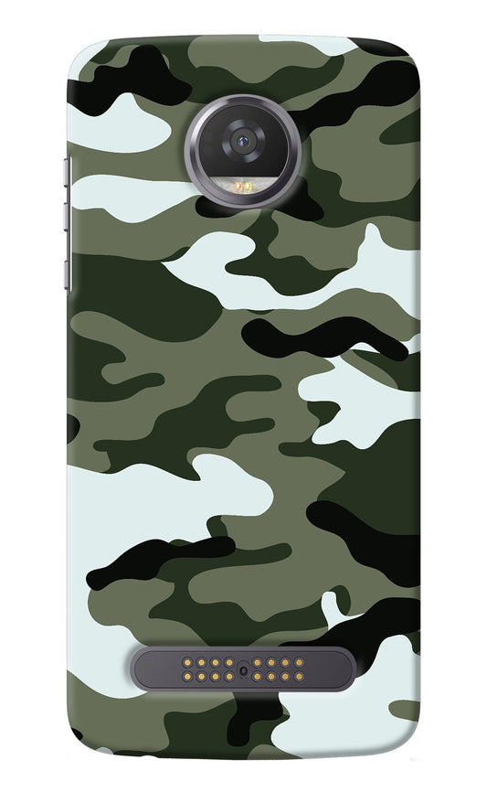 Camouflage Moto Z2 Play Back Cover