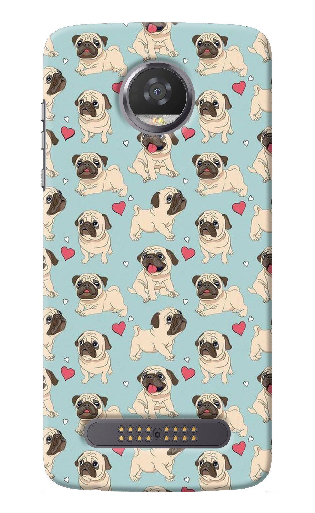 Pug Dog Moto Z2 Play Back Cover