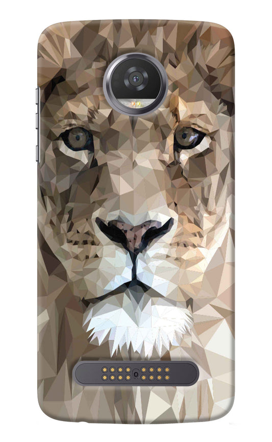 Lion Art Moto Z2 Play Back Cover