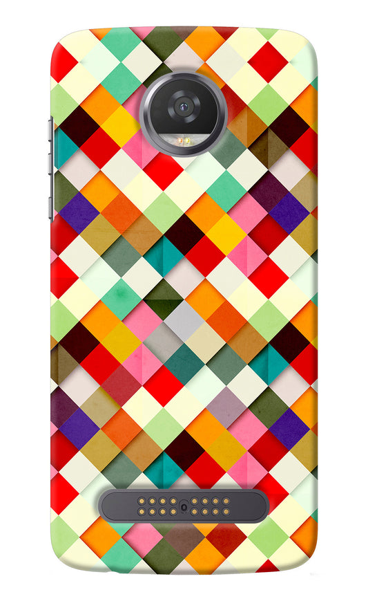 Geometric Abstract Colorful Moto Z2 Play Back Cover