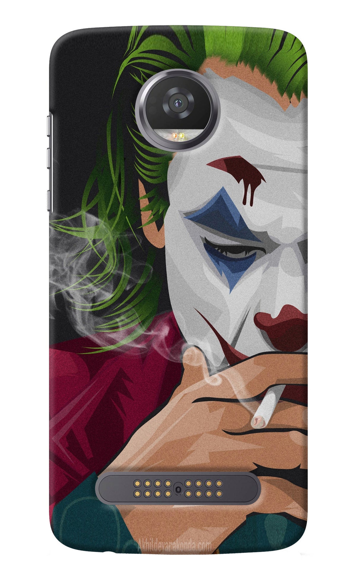 Joker Smoking Moto Z2 Play Back Cover