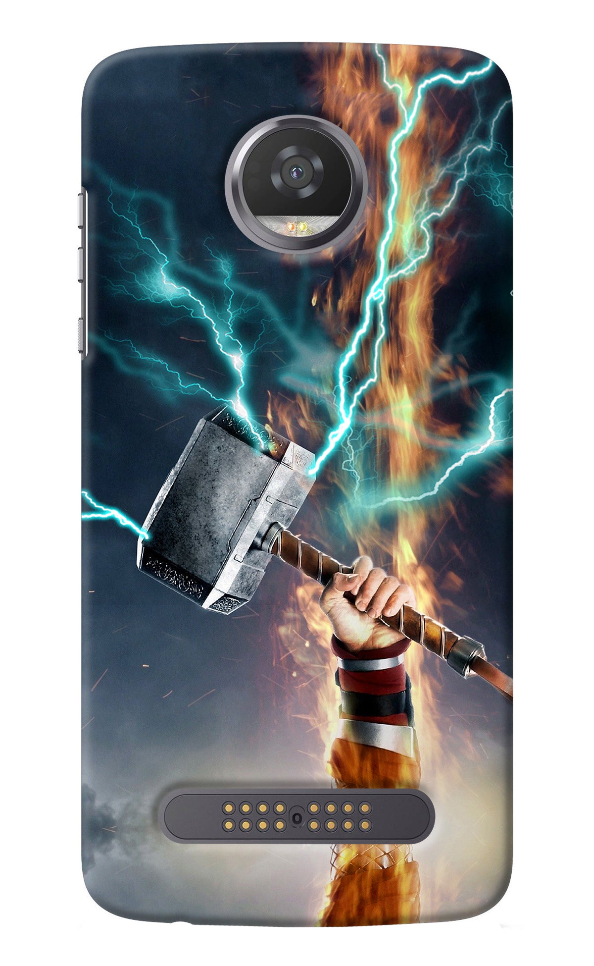 Thor Hammer Mjolnir Moto Z2 Play Back Cover