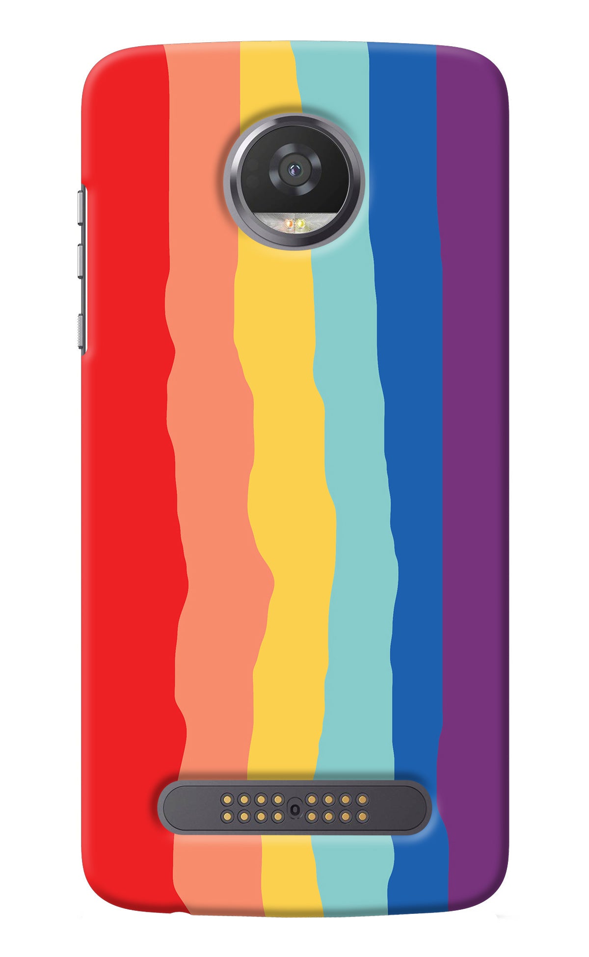 Rainbow Moto Z2 Play Back Cover