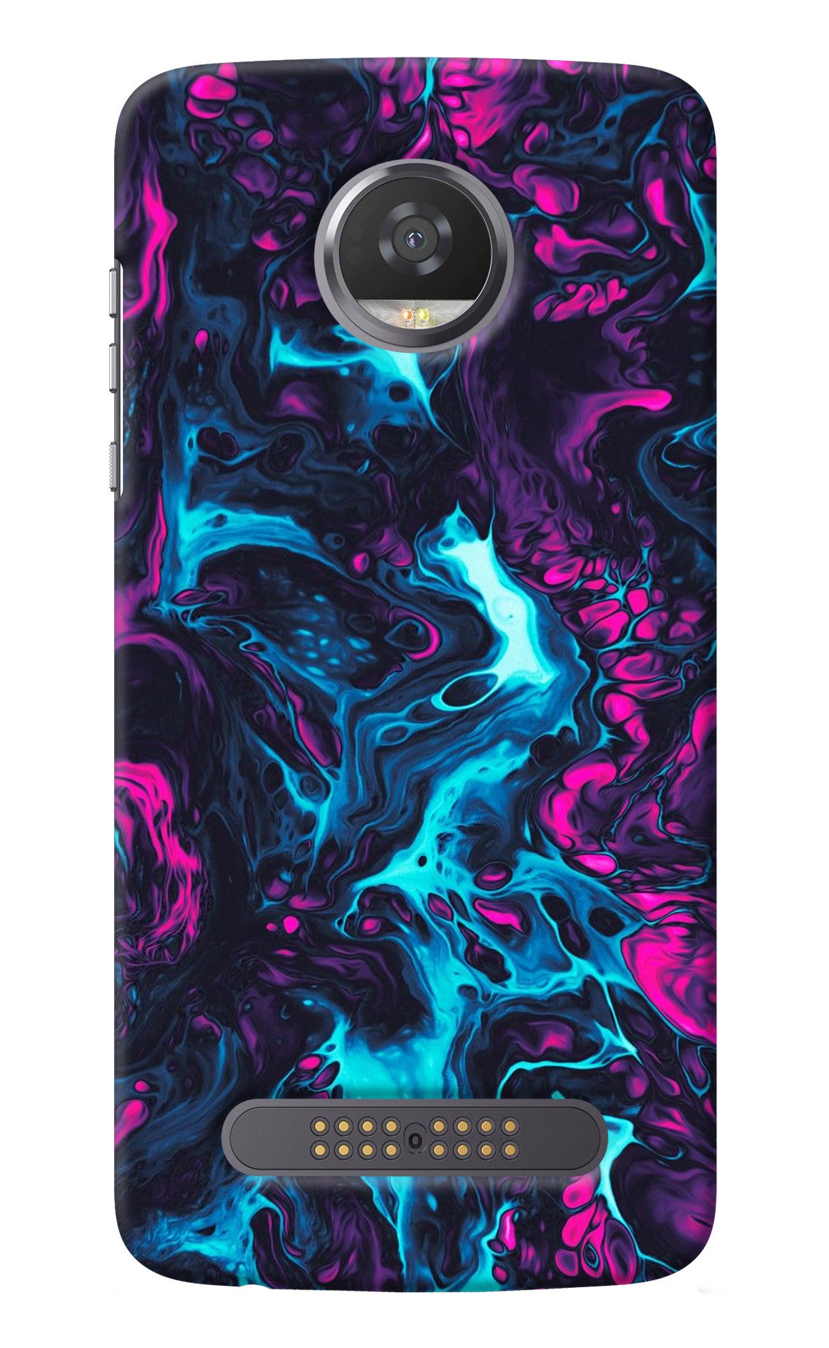 Abstract Moto Z2 Play Back Cover