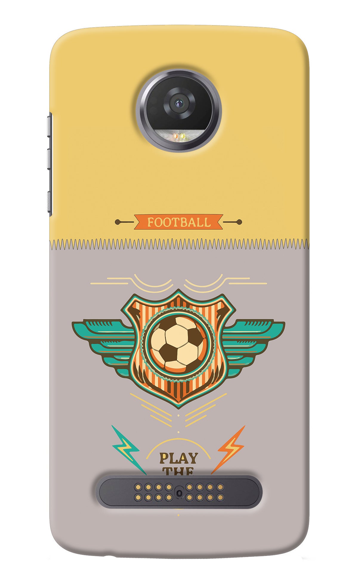 Football Moto Z2 Play Back Cover