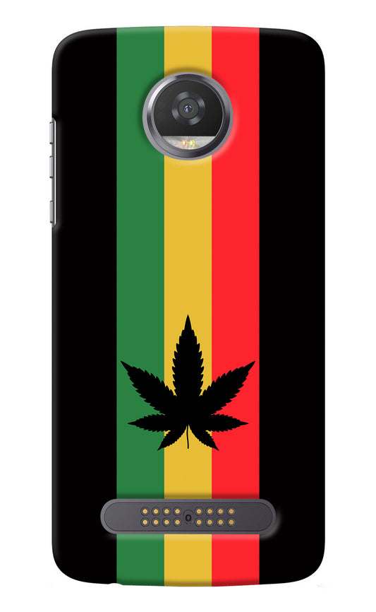 Weed Flag Moto Z2 Play Back Cover