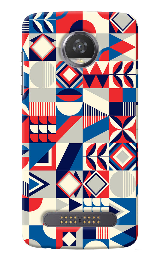 Colorful Pattern Moto Z2 Play Back Cover