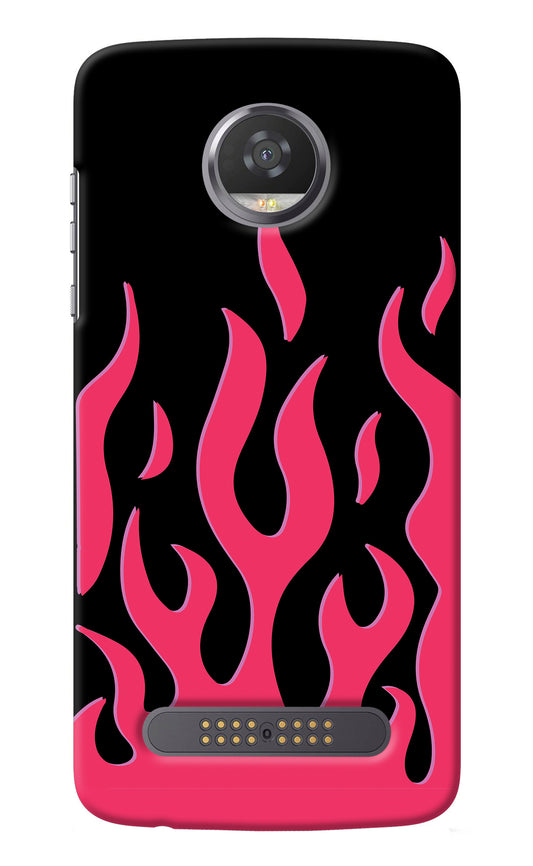 Fire Flames Moto Z2 Play Back Cover