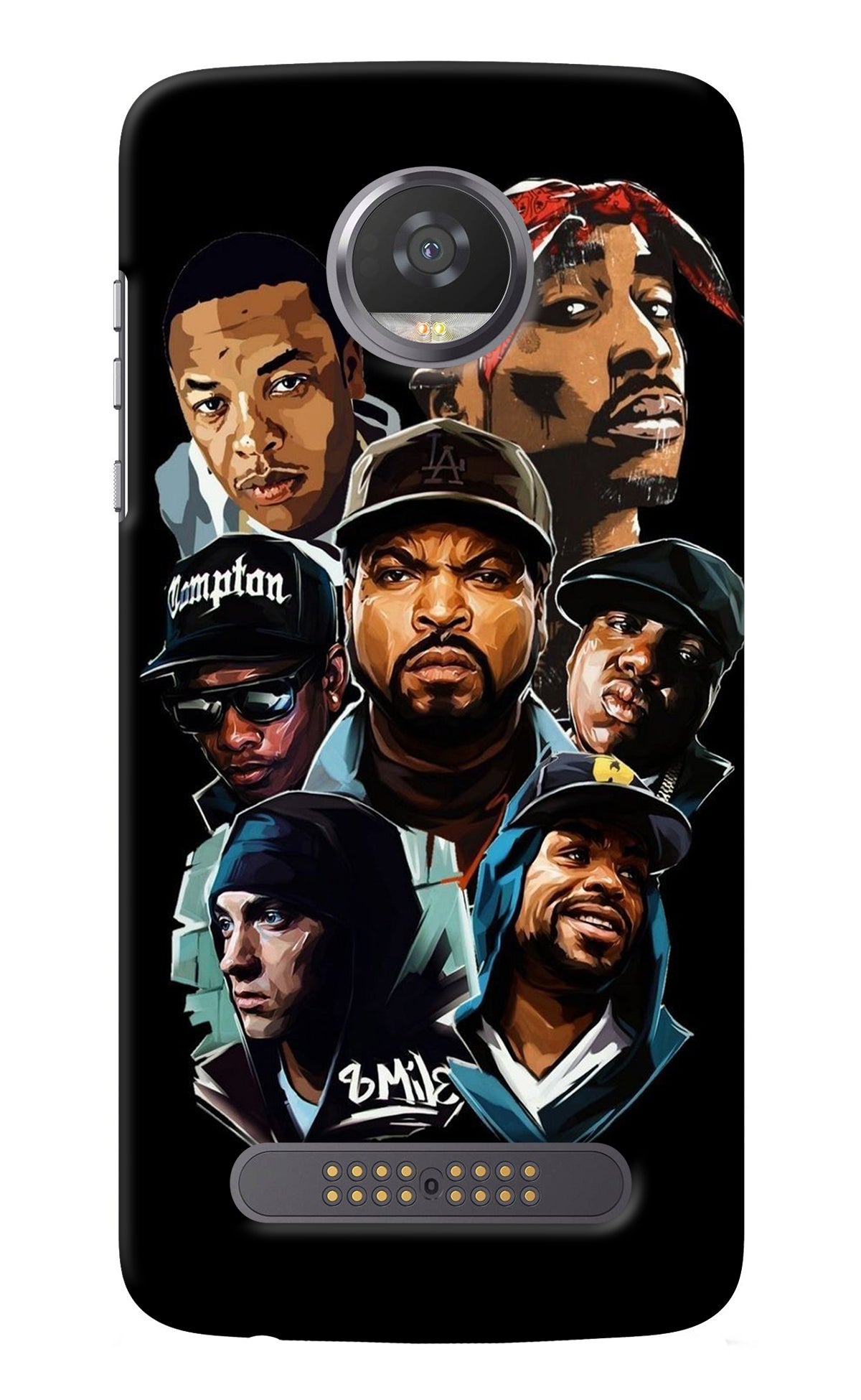 Rappers Moto Z2 Play Back Cover