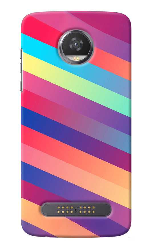 Stripes color Moto Z2 Play Back Cover