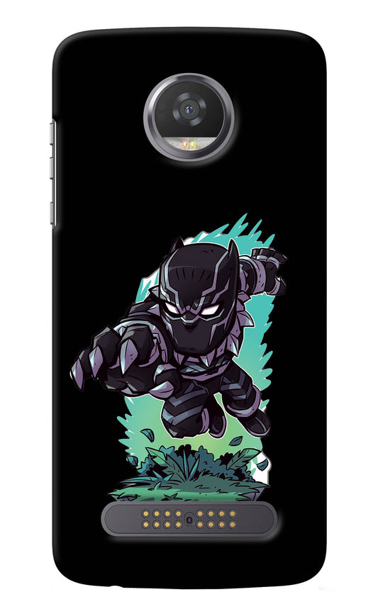 Black Panther Moto Z2 Play Back Cover