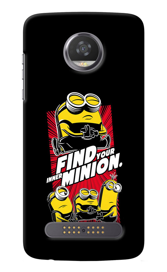 Find your inner Minion Moto Z2 Play Back Cover