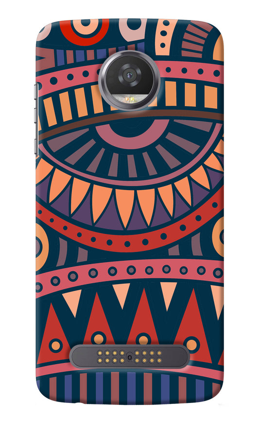 African Culture Design Moto Z2 Play Back Cover