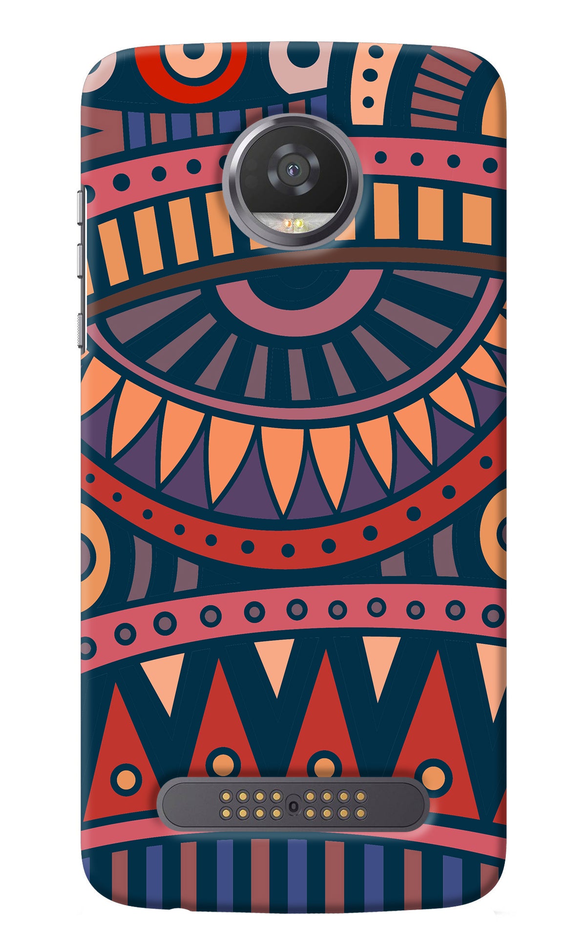 African Culture Design Moto Z2 Play Back Cover