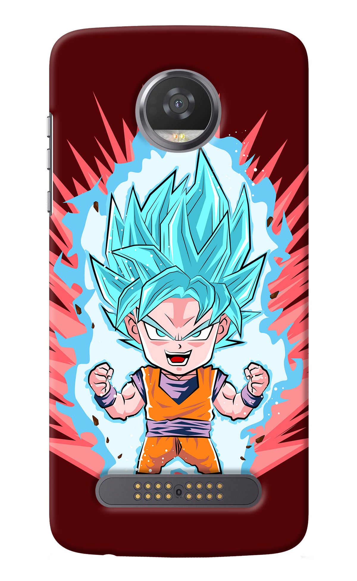 Goku Little Moto Z2 Play Back Cover