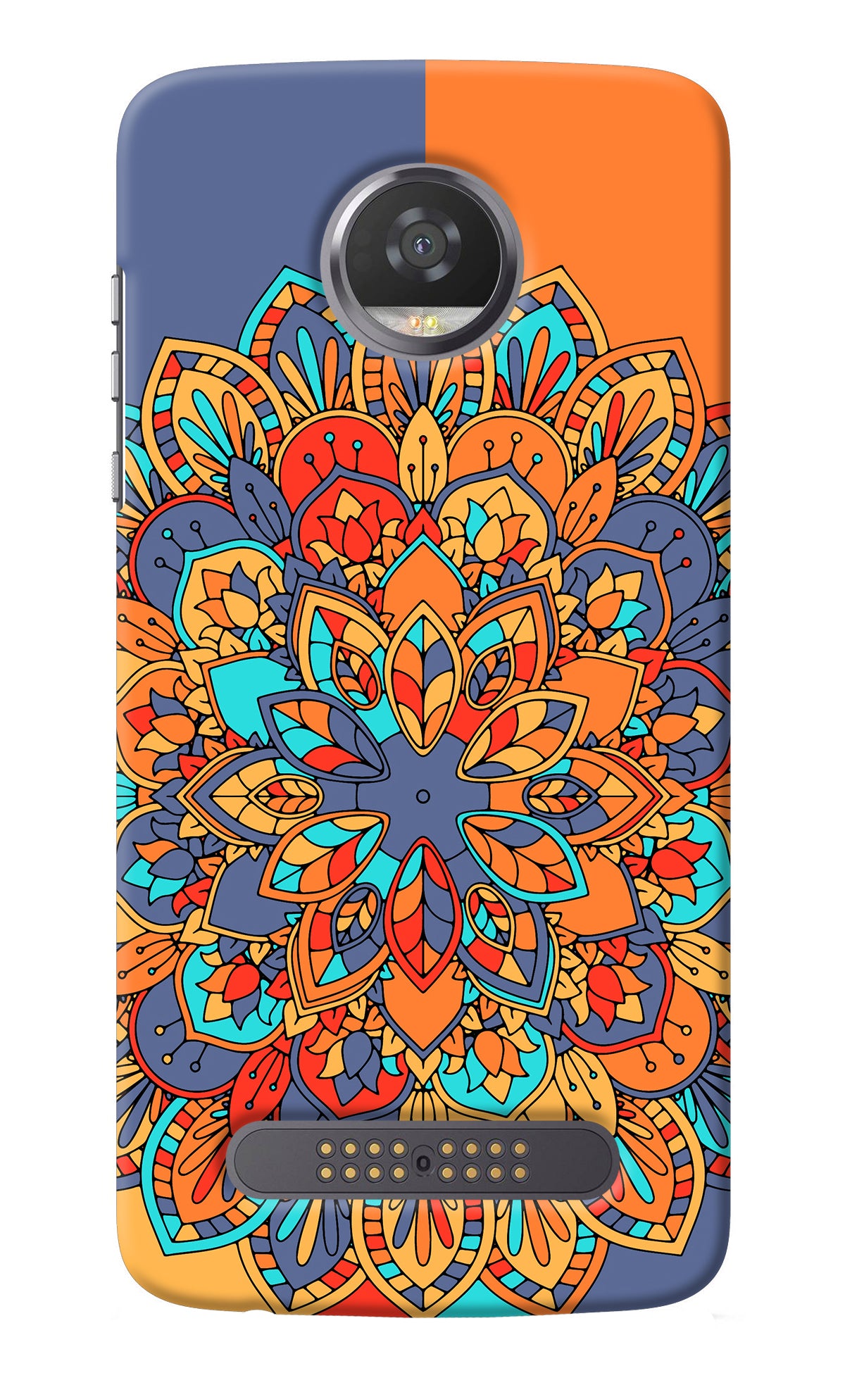 Color Mandala Moto Z2 Play Back Cover