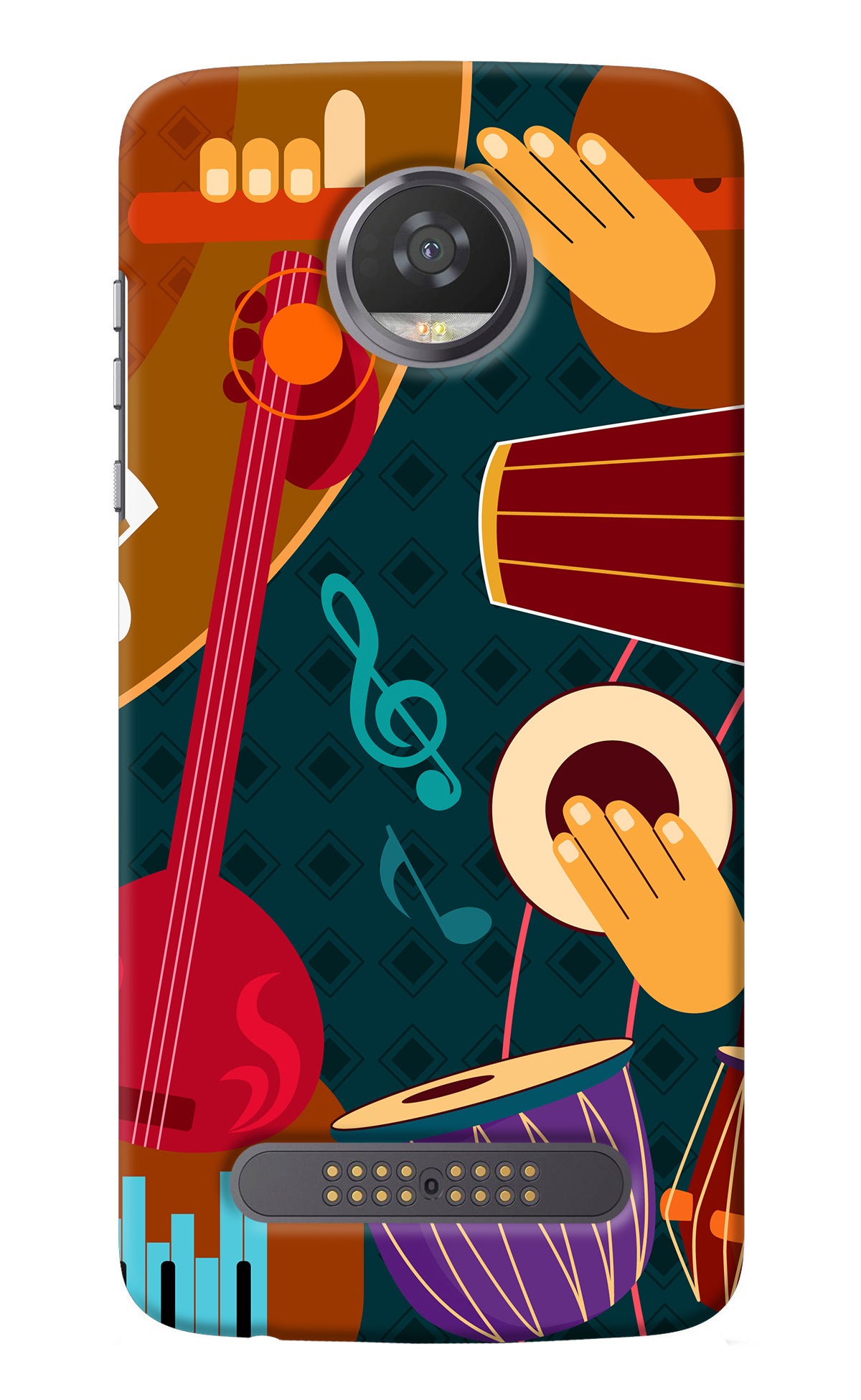 Music Instrument Moto Z2 Play Back Cover