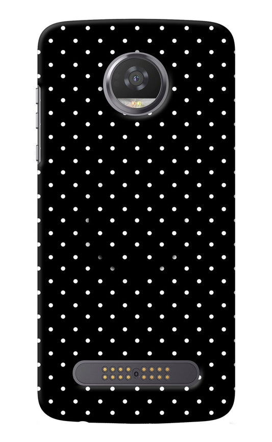 White Dots Moto Z2 Play Pop Case