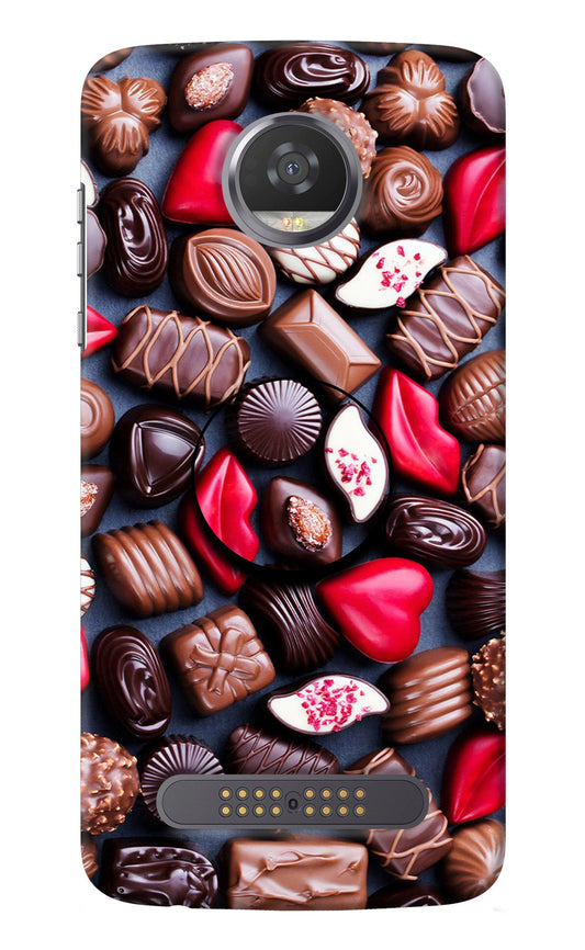 Chocolates Moto Z2 Play Pop Case