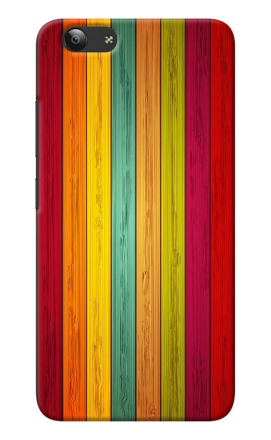 Multicolor Wooden Vivo Y53 Back Cover