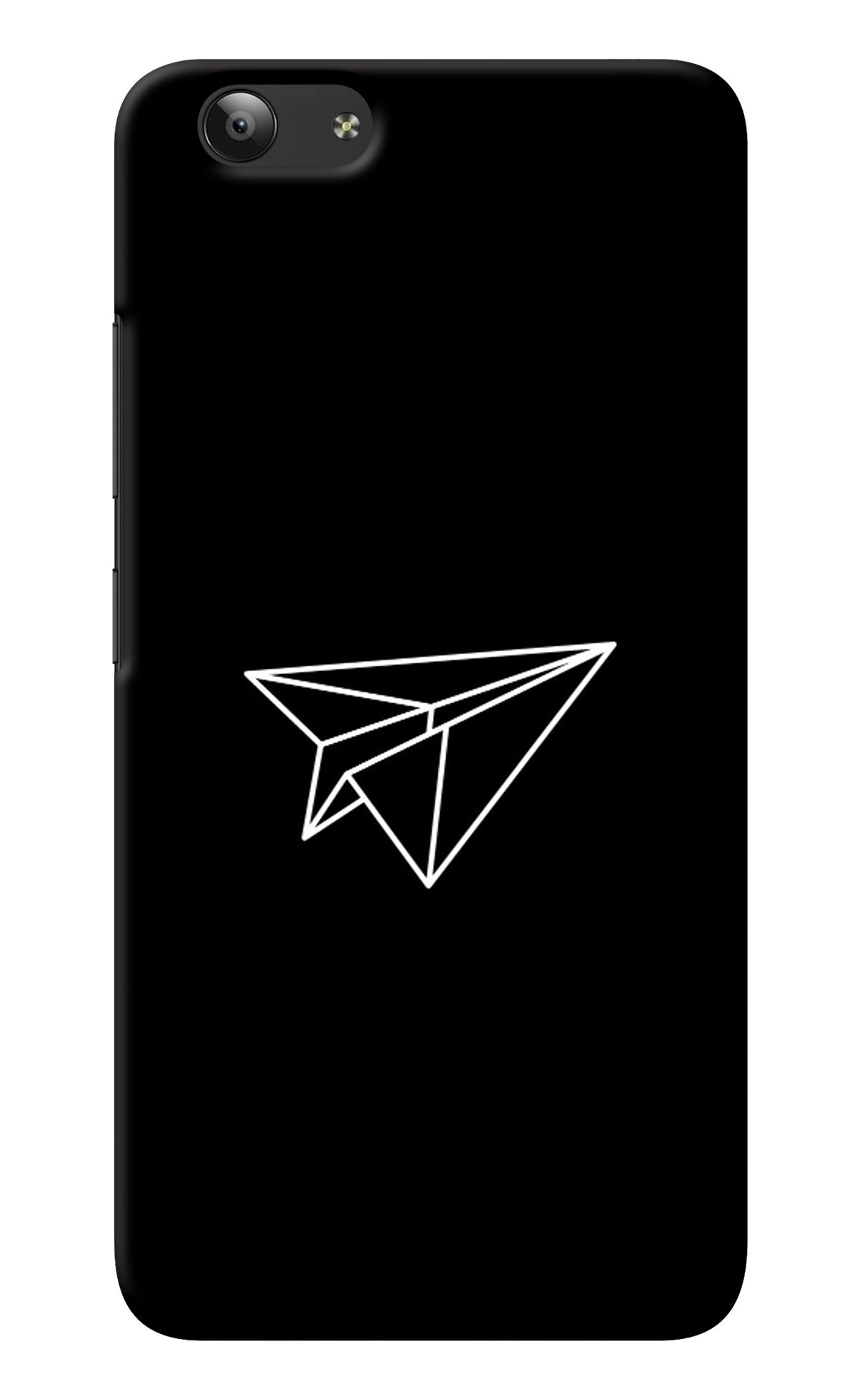 Paper Plane White Vivo Y53 Back Cover