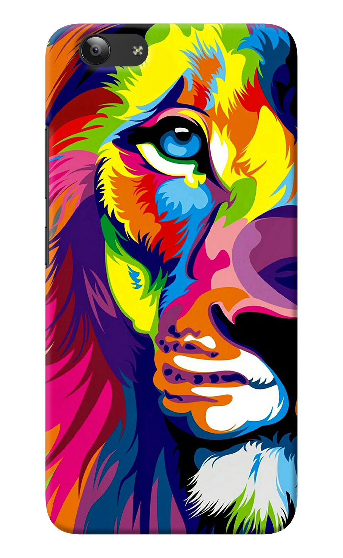 Lion Half Face Vivo Y53 Back Cover