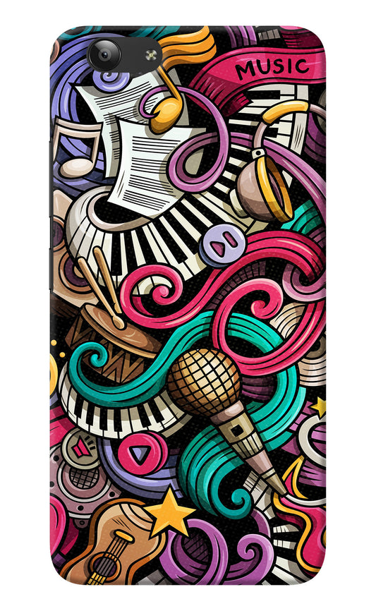 Music Abstract Vivo Y53 Back Cover