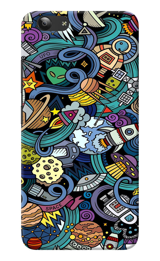 Space Abstract Vivo Y53 Back Cover
