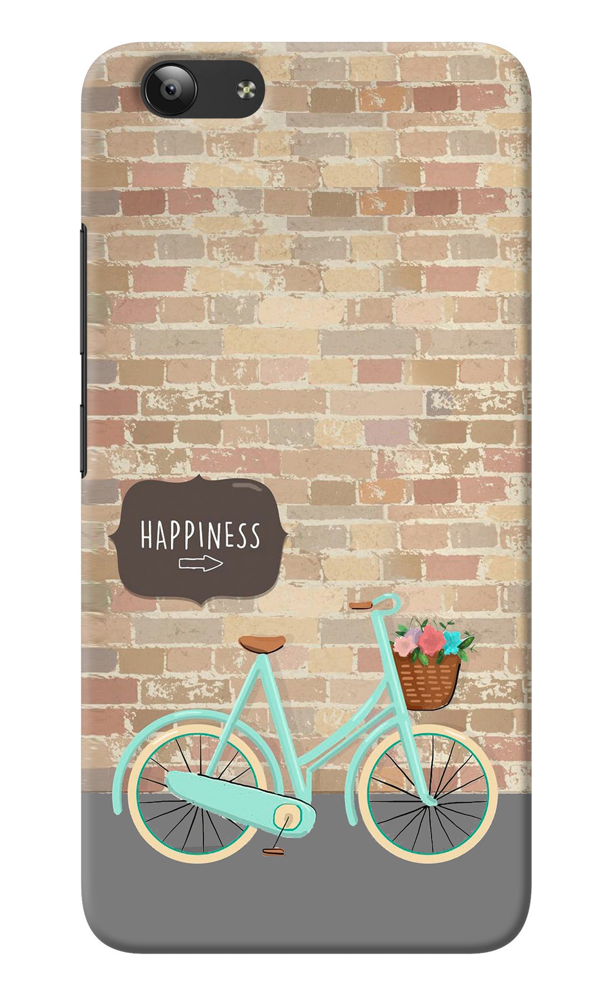 Happiness Artwork Vivo Y53 Back Cover