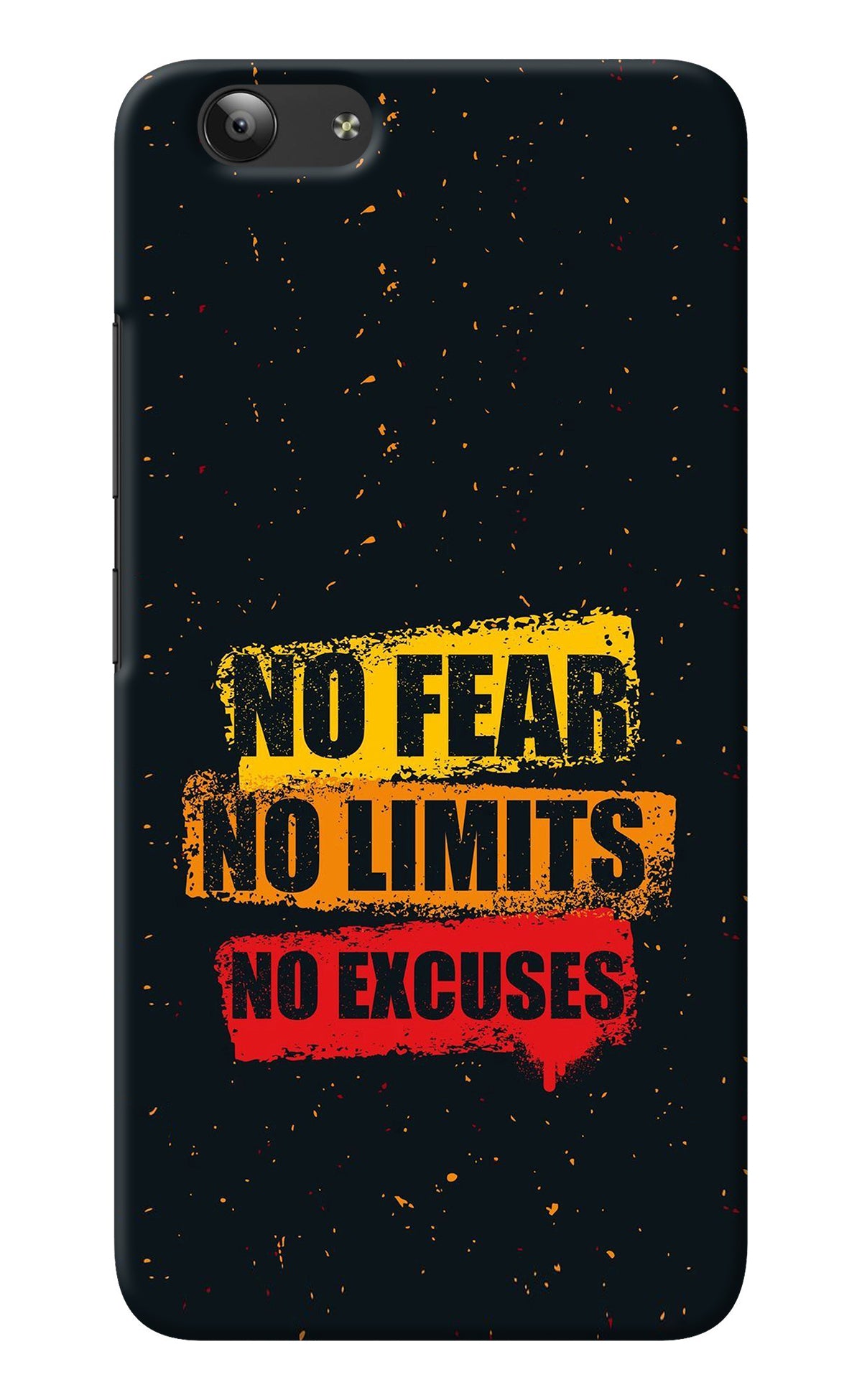 No Fear No Limits No Excuse Vivo Y53 Back Cover