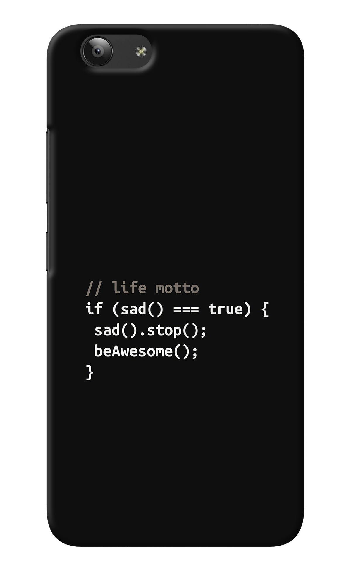 Life Motto Code Vivo Y53 Back Cover