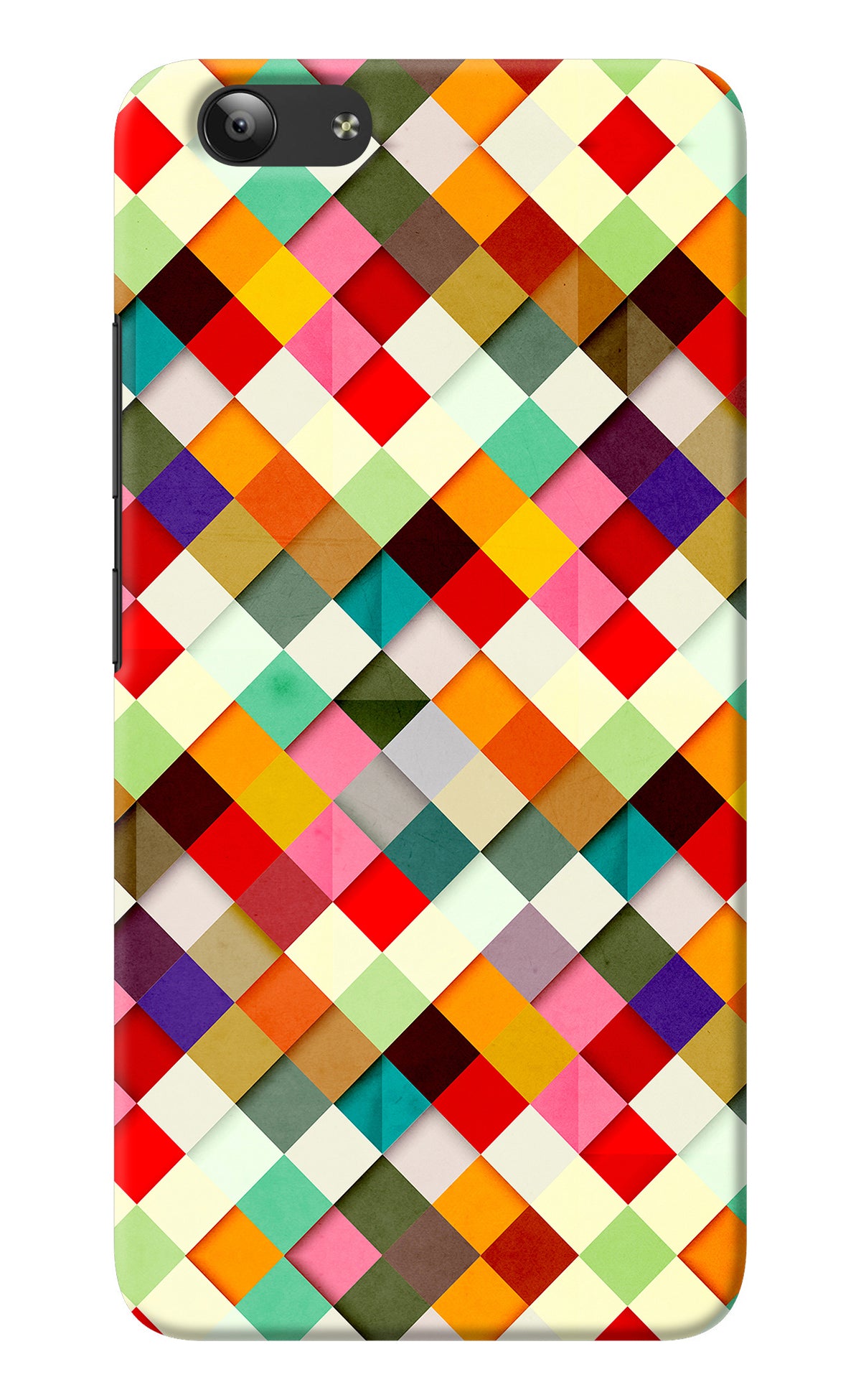 Geometric Abstract Colorful Vivo Y53 Back Cover