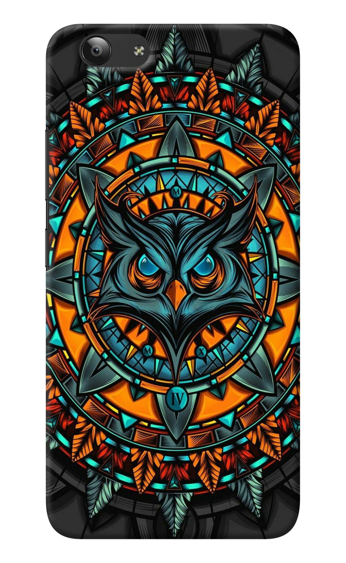 Angry Owl Art Vivo Y53 Back Cover