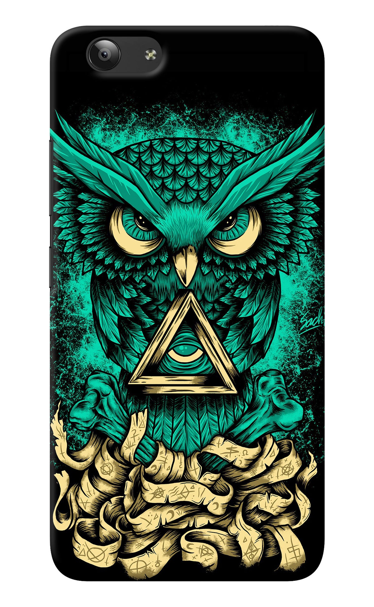 Green Owl Vivo Y53 Back Cover