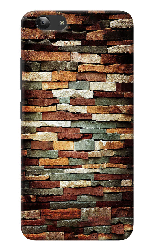 Bricks Pattern Vivo Y53 Back Cover
