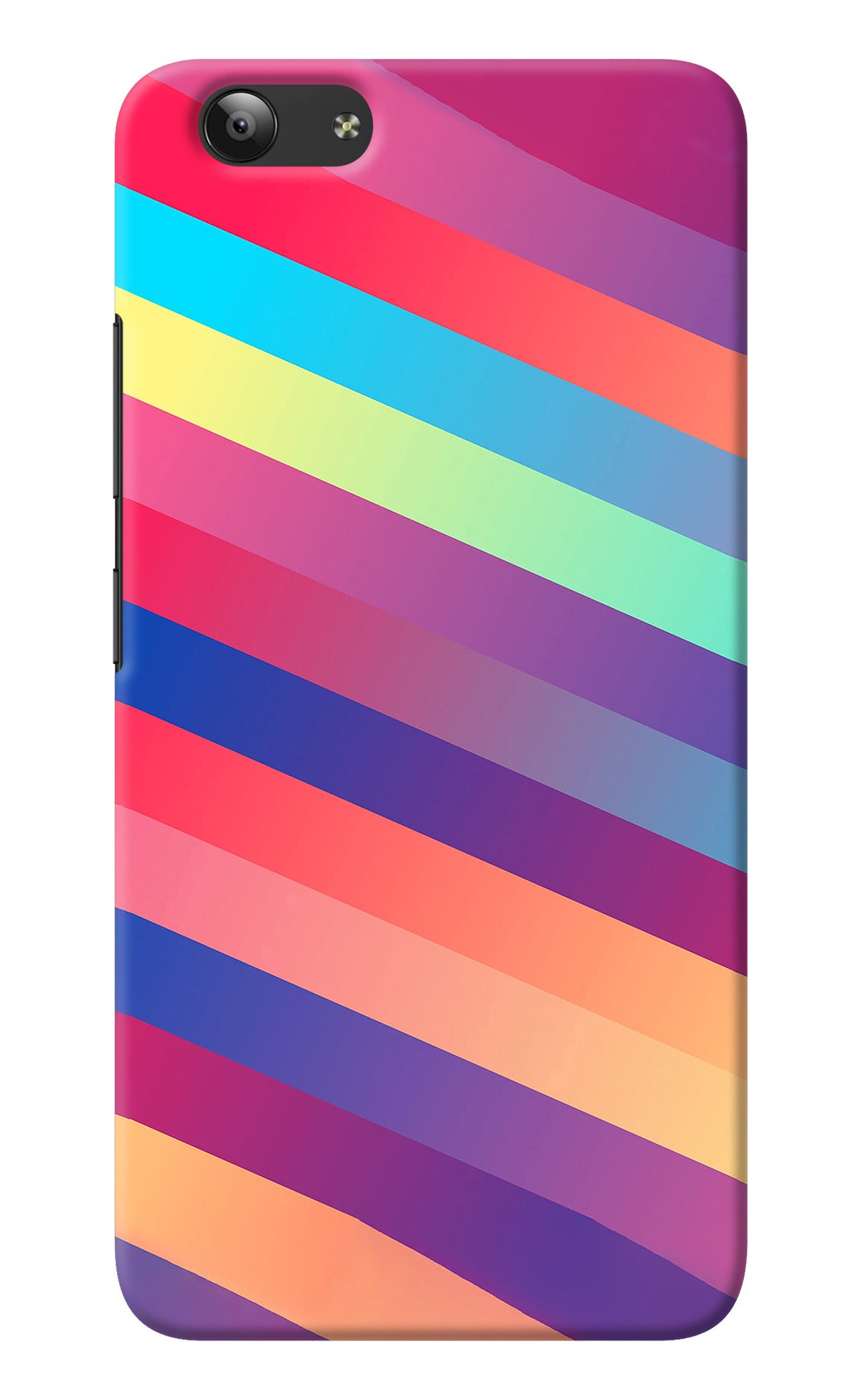 Stripes color Vivo Y53 Back Cover