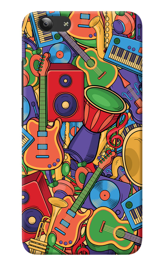 Music Instrument Doodle Vivo Y53 Back Cover